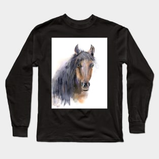 Horse portrait Long Sleeve T-Shirt